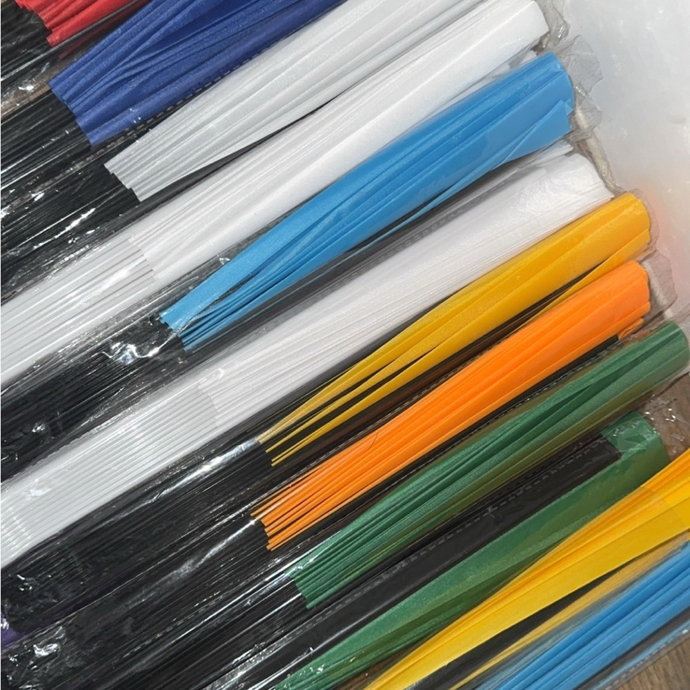 Colorful Handheld Fans Set